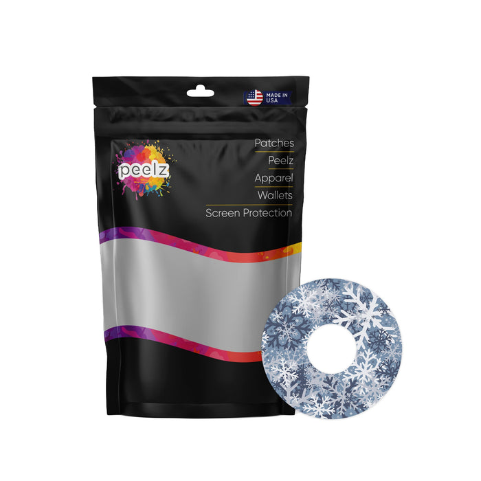 Snowy Camo Patch Tape Designed for the FreeStyle Libre 3-Pump Peelz