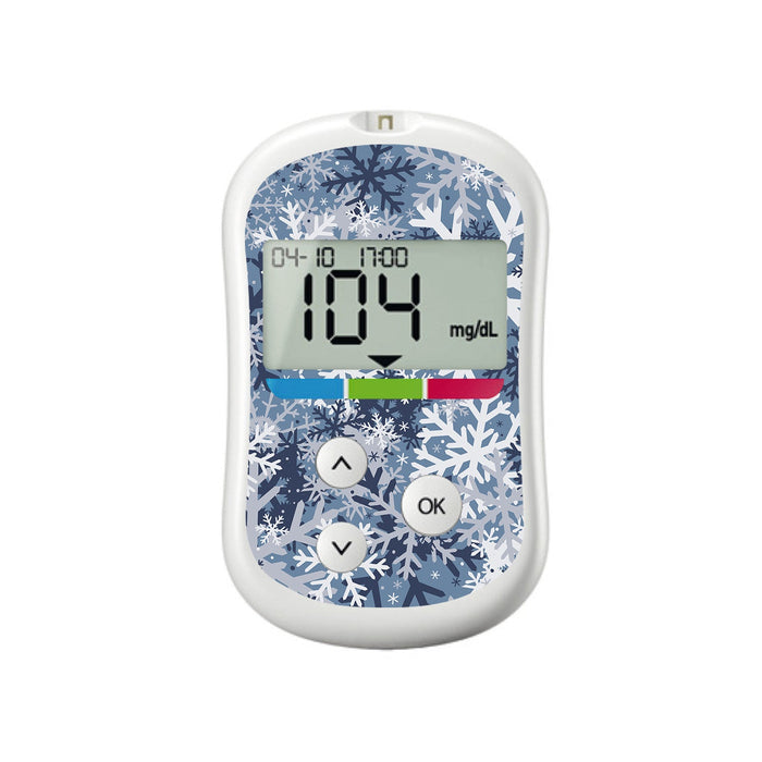 Snowy Camo for OneTouch Verio Flex Glucometer-Pump Peelz