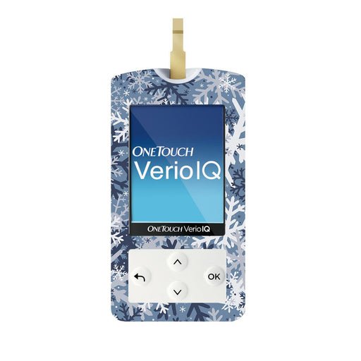 Snowy Camo for OneTouch Verio IQ Glucometer-Pump Peelz