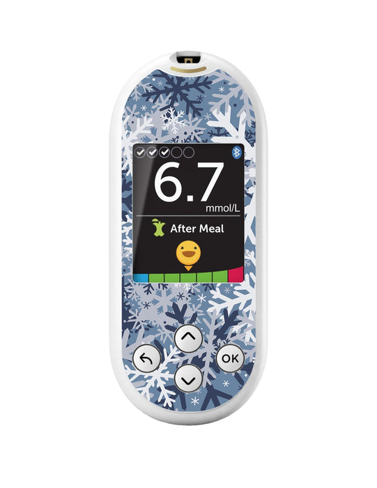 Snowy Camo for OneTouch Verio Reflect Glucometer-Pump Peelz