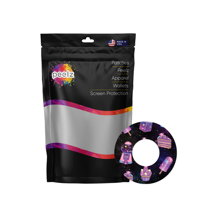 Space Candy Patch Tape Designed for the FreeStyle Libre 2-Pump Peelz