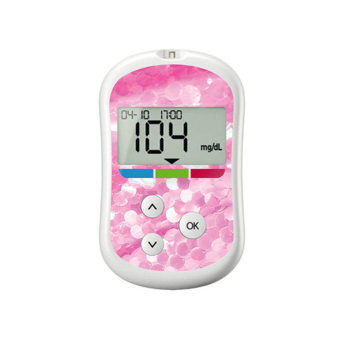 Sparkly Sequins for OneTouch Verio Flex Glucometer-Pump Peelz