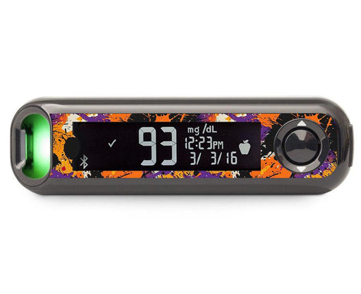 Spooky Splatter Bayer Contour© Next One Glucometer-Pump Peelz