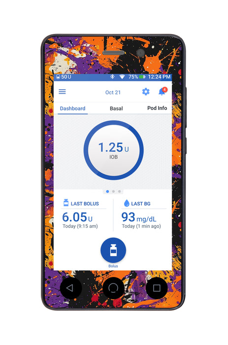 Spooky Splatter for Omnipod DASH™-Pump Peelz