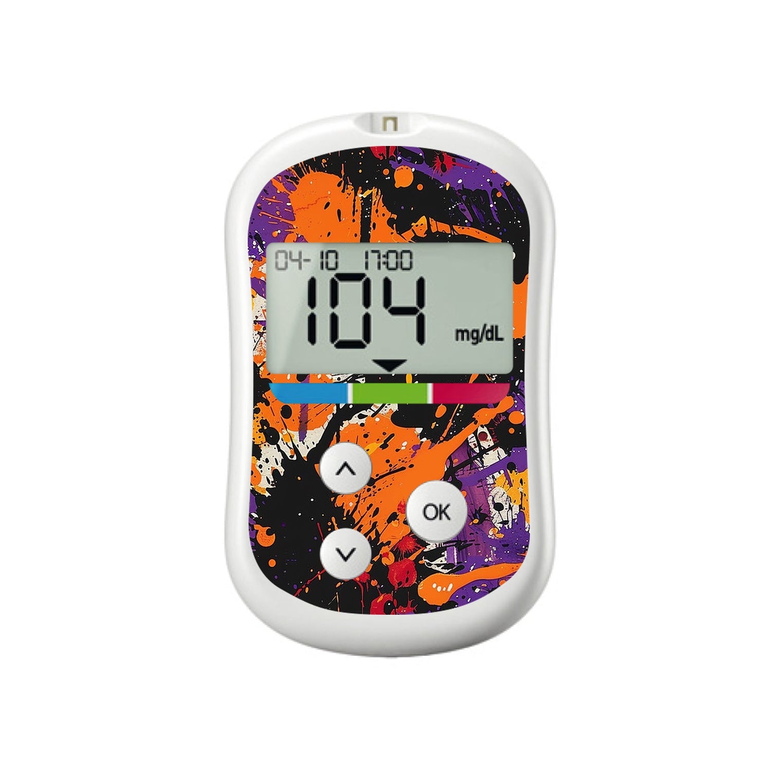 Spooky Splatter for OneTouch Verio Flex Glucometer-Pump Peelz