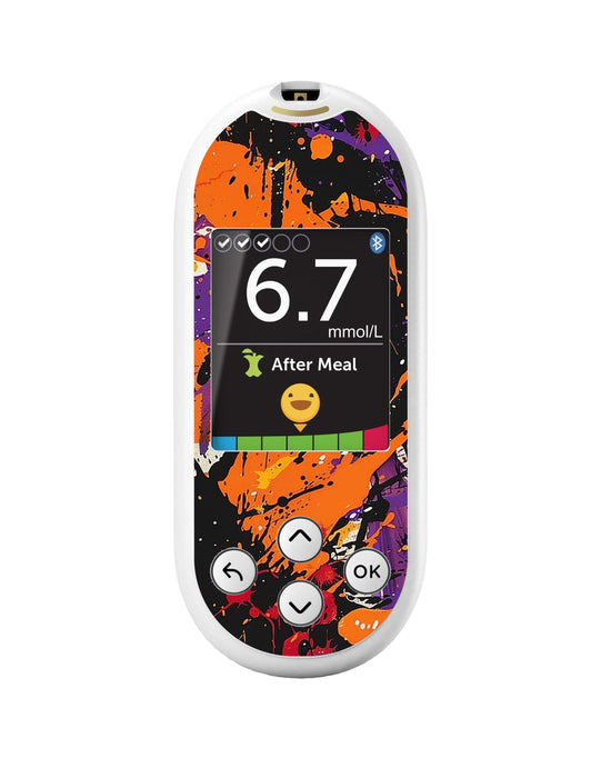 Spooky Splatter for OneTouch Verio Reflect Glucometer-Pump Peelz