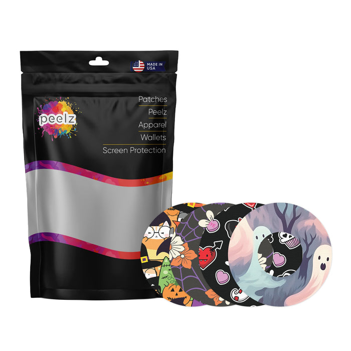 Spooky Variety Patch Tape Designed for the FreeStyle Libre 2-Pump Peelz