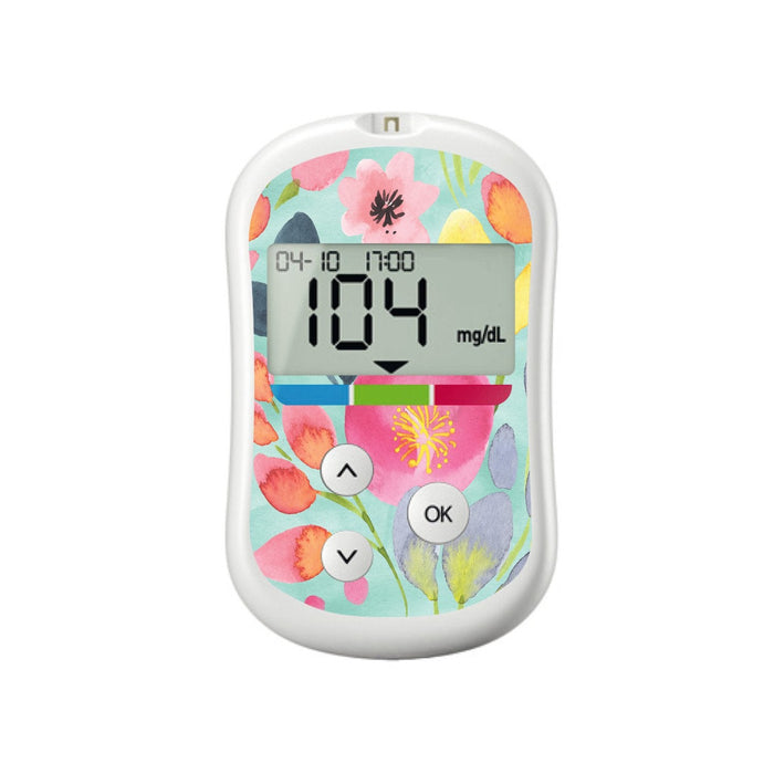 Spring Blossoms For Onetouch Verio Flex Glucometer Peelz