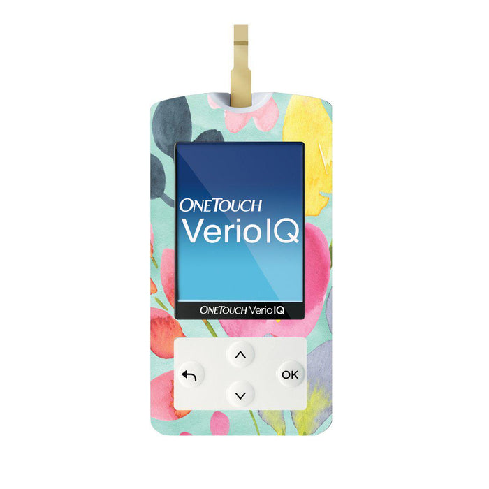 Spring Blossoms For Onetouch Verio Iq Glucometer Peelz Verioiq