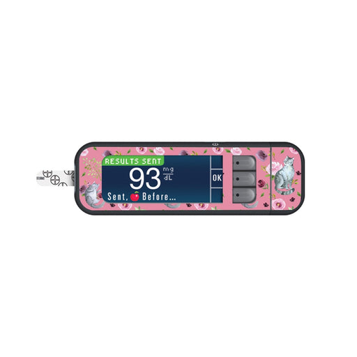 Spring Cats Skin For Bayer Contour Next Glucometer Peelz Meters