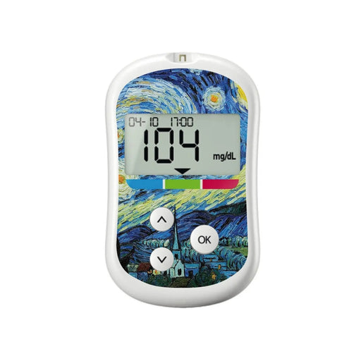 Starry Night OneTouch Verio Flex Meter - Pump Peelz Insulin Pump Skins
