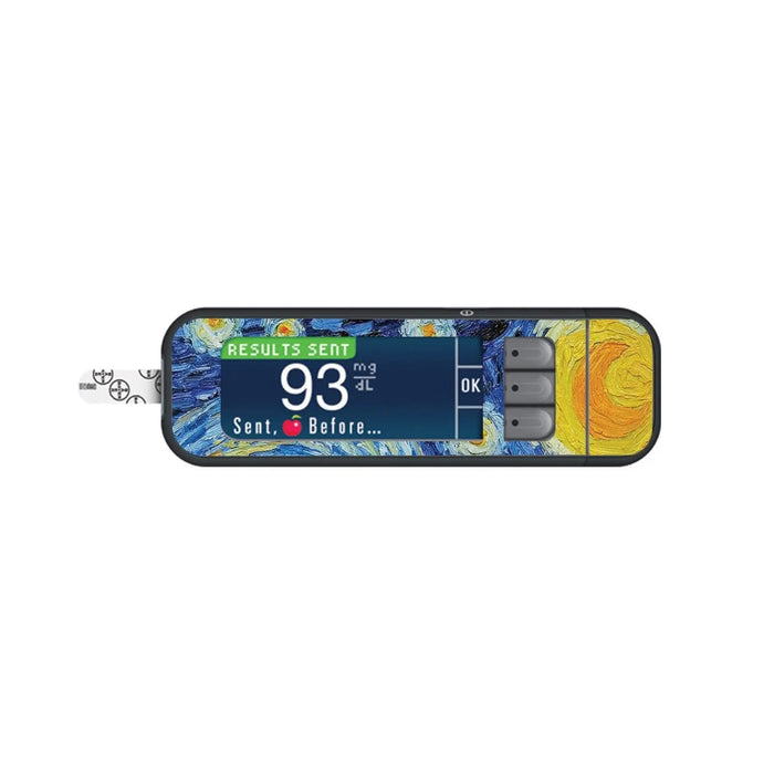 Starry Night for Bayer Contour© Next - Pump Peelz Insulin Pump Skins
