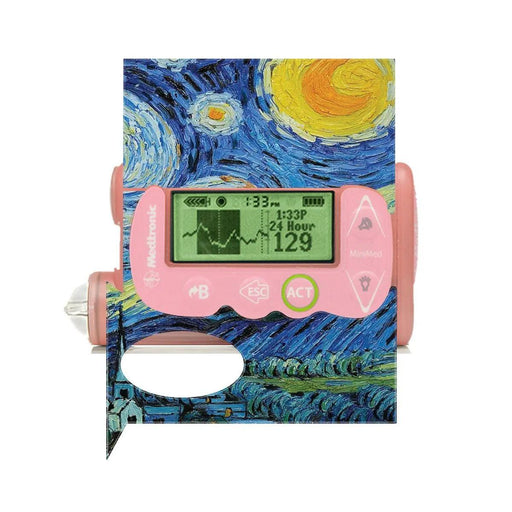 Starry Night for Minimed Paradigm 7 - Pump Peelz Insulin Pump Skins
