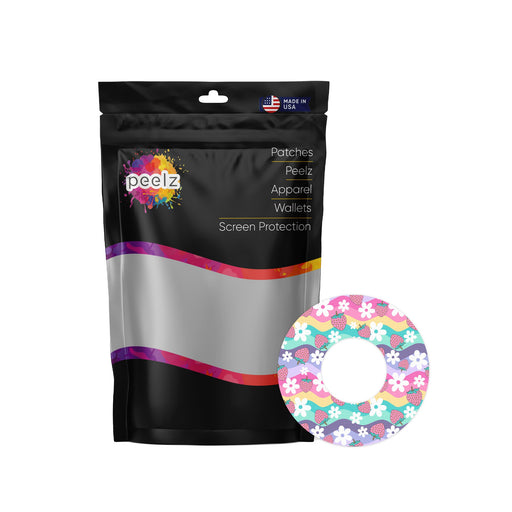 Strawberry Swing Patch Patch Tape Designed for the FreeStyle Libre 2-Pump Peelz