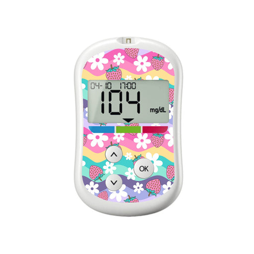 Strawberry Swing for OneTouch Verio Flex Glucometer-Pump Peelz