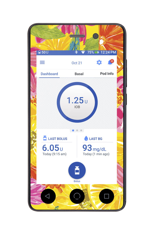 Summer Flowers For Omnipod Dash Peelz Pdm