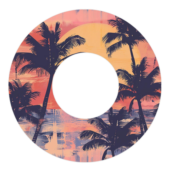 Sunset Serenade Patch Tape Designed for the FreeStyle Libre 2-Pump Peelz