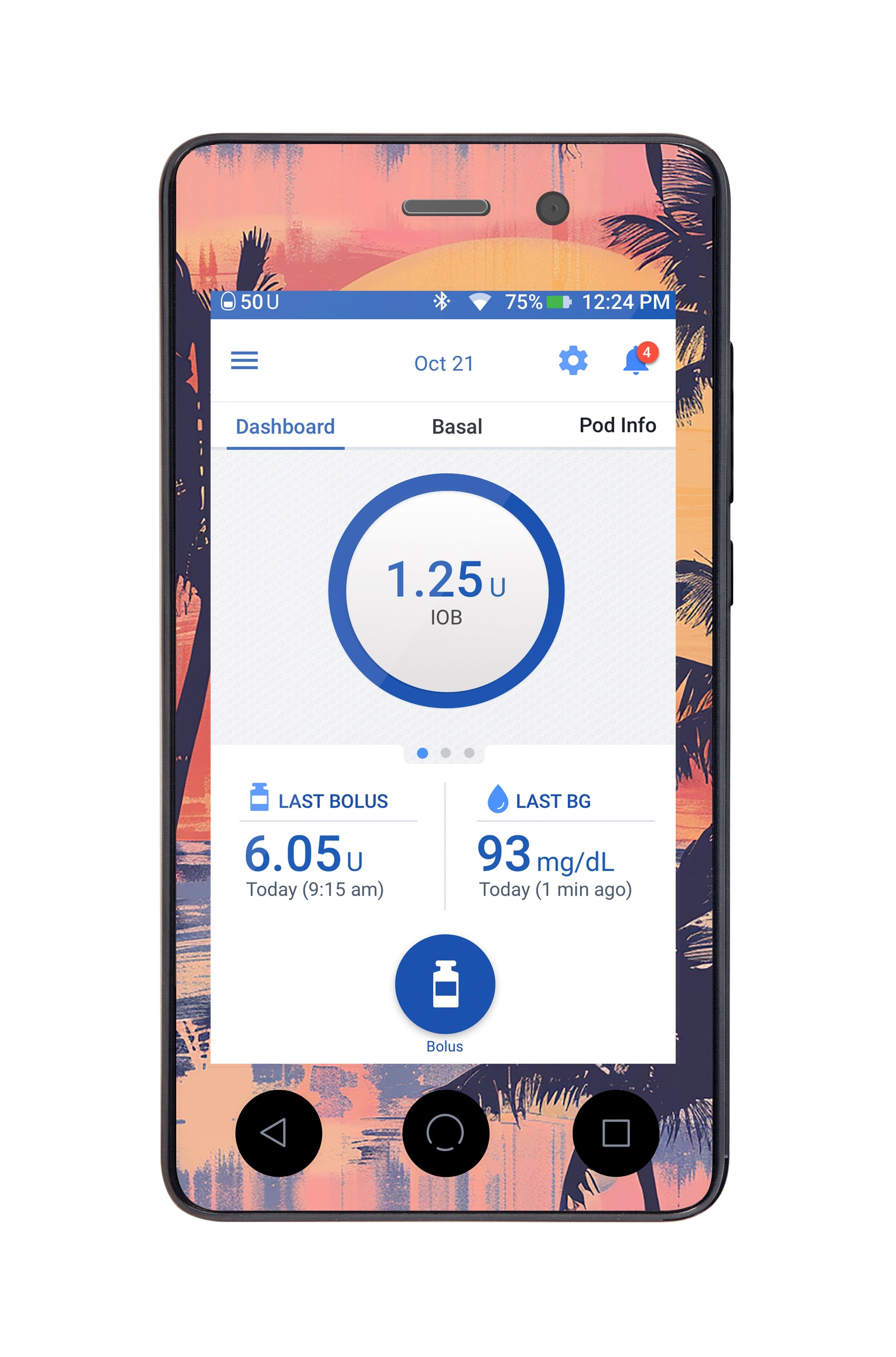 Sunset Serenade for Omnipod DASH™-Pump Peelz