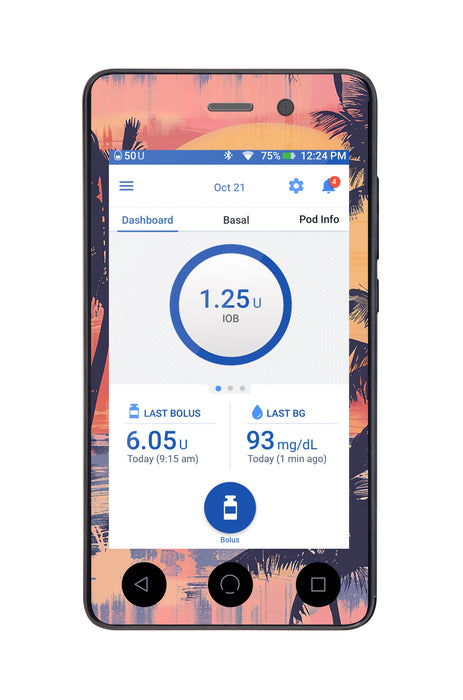 Sunset Serenade for Omnipod DASH™-Pump Peelz