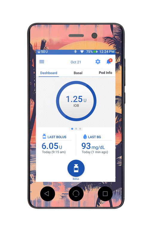Sunset Serenade for Omnipod DASH™-Pump Peelz