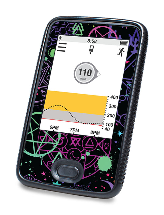 Supernatural Symbols DEXCOM G6 Touchscreen Receiver-Pump Peelz