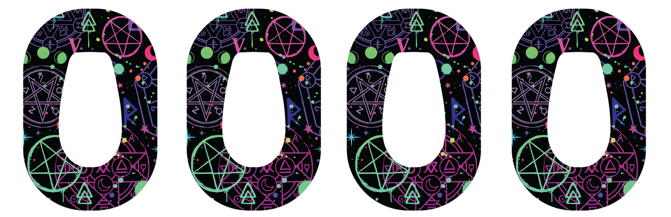 Supernatural Symbols Patch Tape Designed for the DEXCOM G6-Pump Peelz