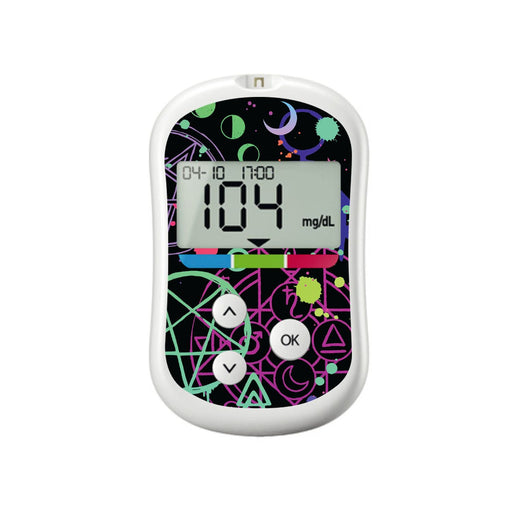 Supernatural Symbols for OneTouch Verio Flex Glucometer-Pump Peelz