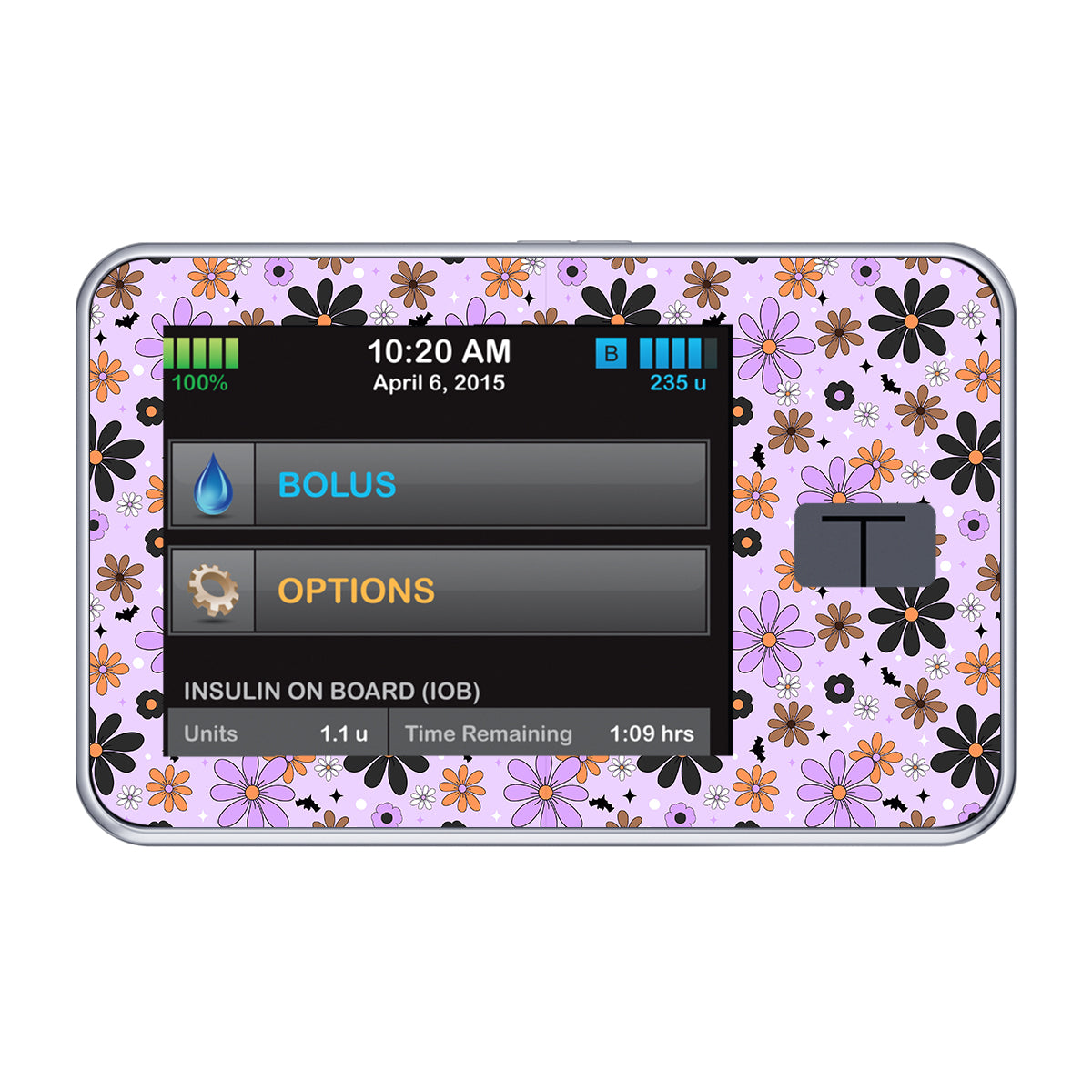 Batty Blooms Tandem t:slim X2 - Pump Peelz