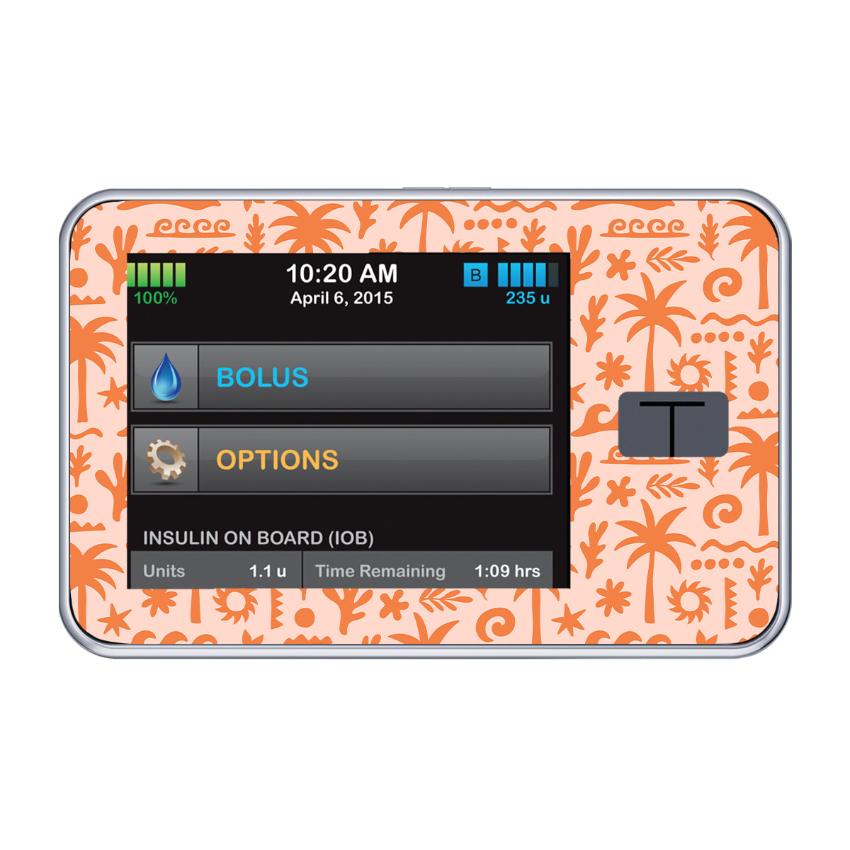 Terracotta Tides Sticker for Tandem t:slim t:slim X2 - Pump Peelz