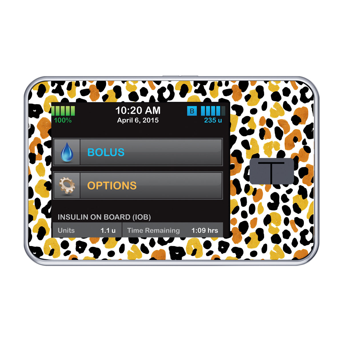 Golden Leopard Tandem t:slim X2 - Pump Peelz