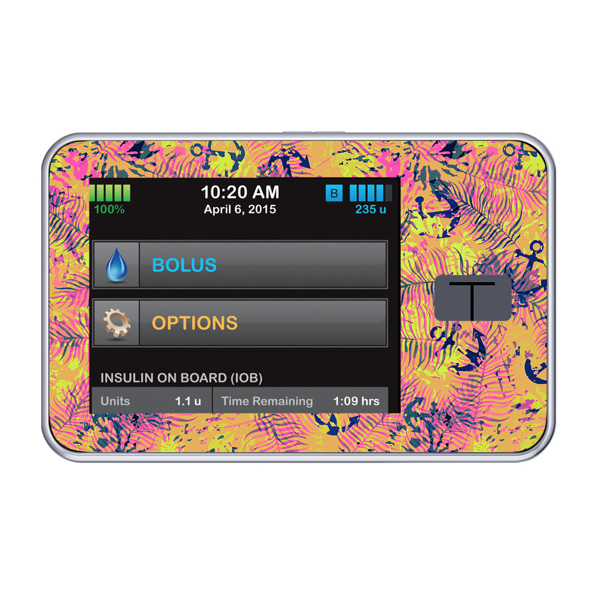 Electric Island Sticker for Tandem t:slim t:slim X2 - Pump Peelz