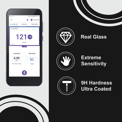 Tempered Glass Screen Protector for Omnipod 5™ PDM-Pump Peelz