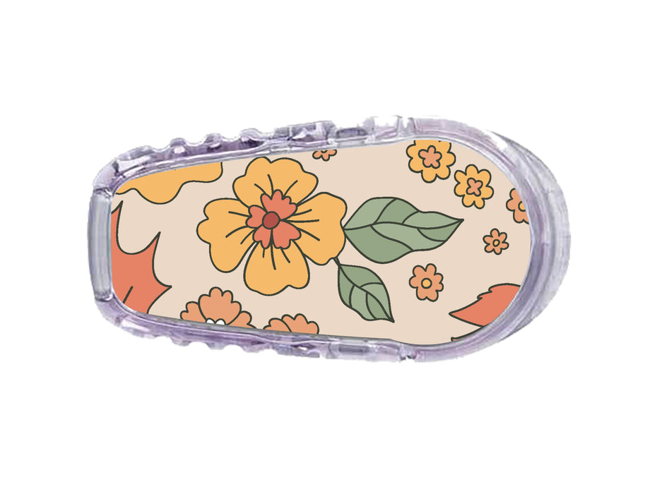 Thanksgiving Floral Dexcom G6 Transmitter Sticker-Pump Peelz