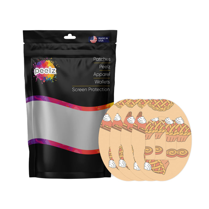 Thanksgiving Pies Patch Omnipod Tape-Pump Peelz