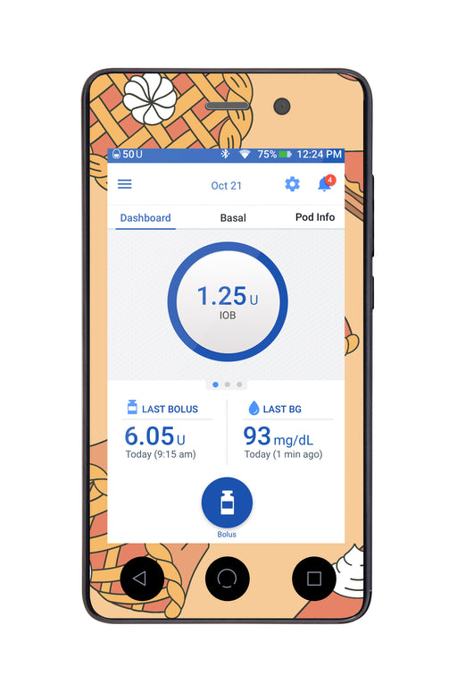 Thanksgiving Pies for Omnipod DASH™-Pump Peelz