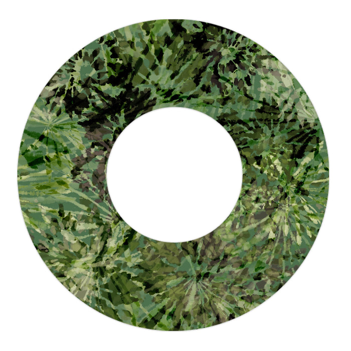 Tie Dye Camo Patch Patch Tape Designed for the FreeStyle Libre 2-Pump Peelz