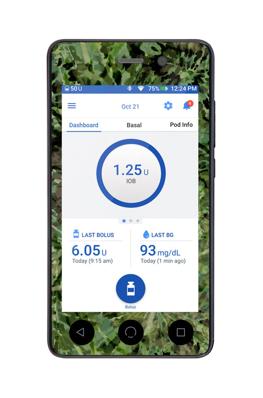 Tie Dye Camo for Omnipod DASH™-Pump Peelz