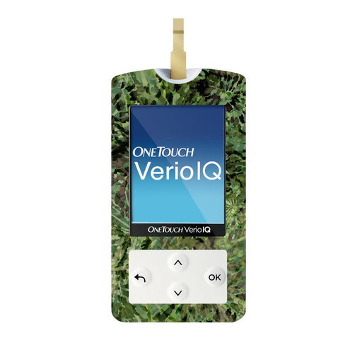 Tie Dye Camo for OneTouch Verio IQ Glucometer-Pump Peelz