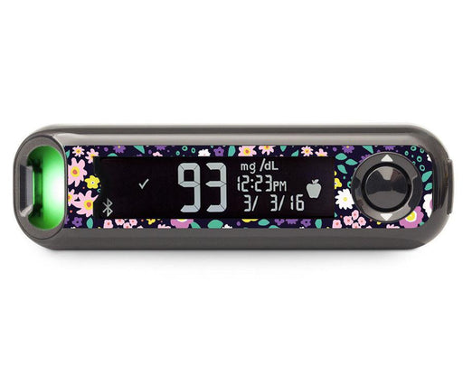 Tiny Flowers Bayer Contour© Next One Glucometer-Pump Peelz