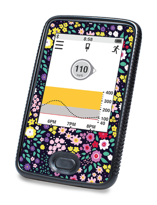 Tiny Flowers DEXCOM G6 Touchscreen Receiver-Pump Peelz