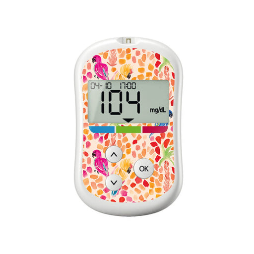 Tropical Watercolor for OneTouch Verio Flex Glucometer-Pump Peelz