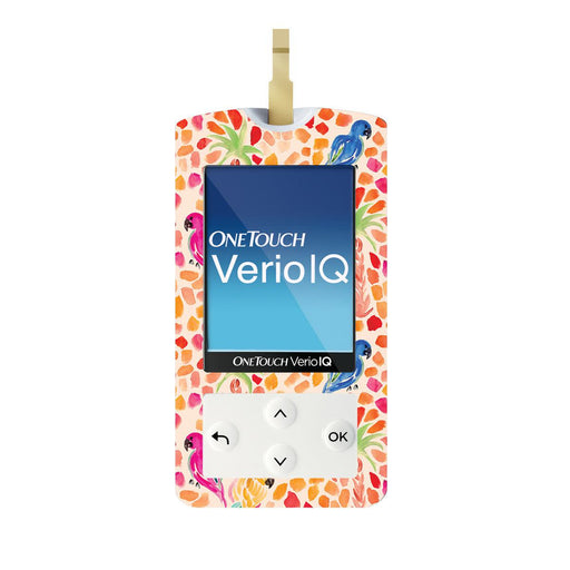 Tropical Watercolor for OneTouch Verio IQ Glucometer-Pump Peelz