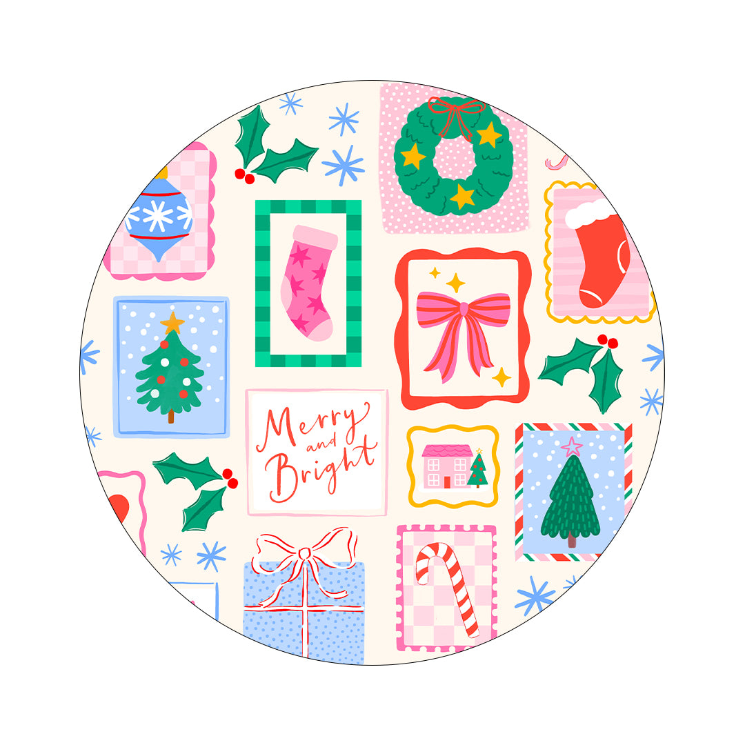 Holiday Greetings twiist™ Automated Insulin Delivery System Stickers - Pump Peelz