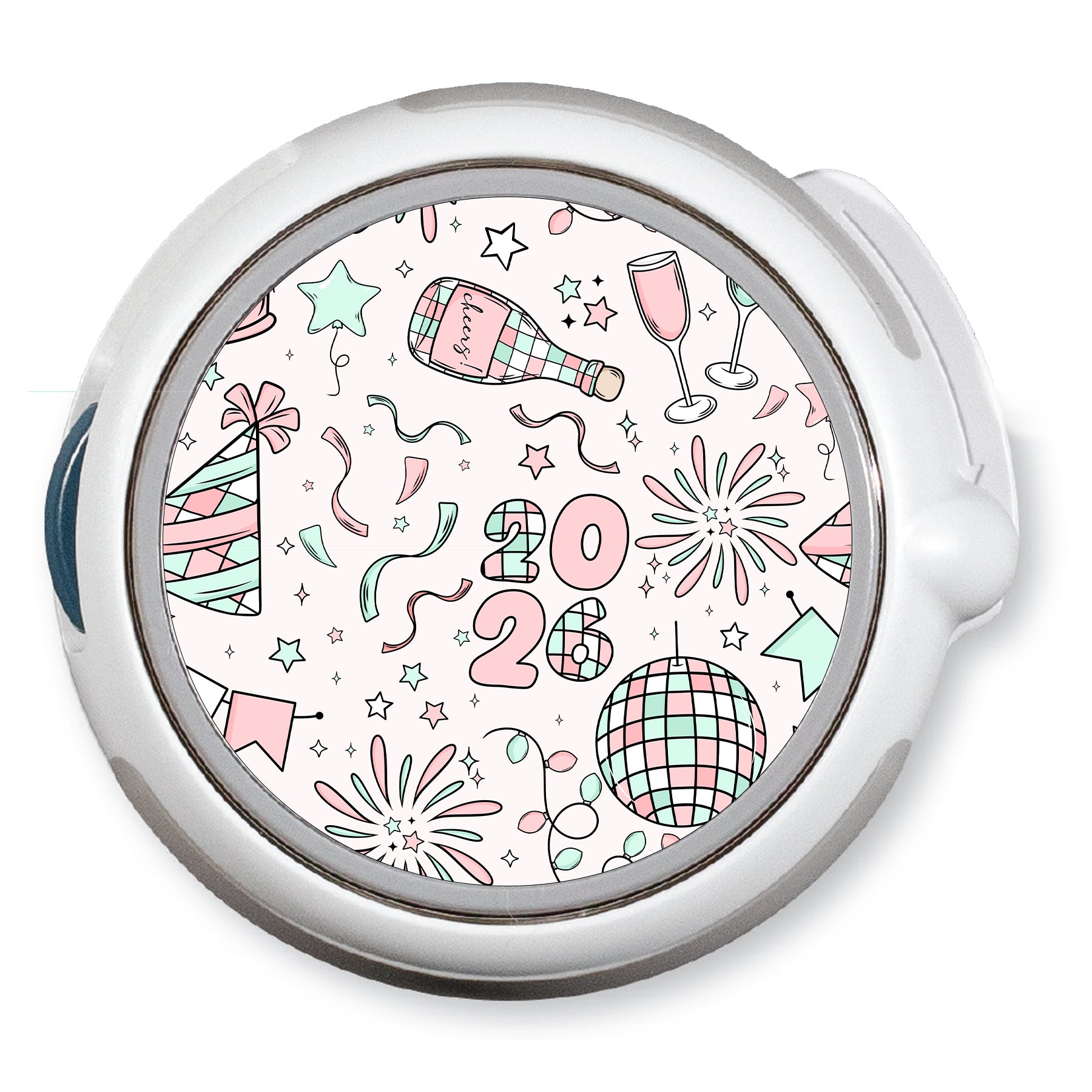 Cheers to '26 twiist™ Automated Insulin Delivery System Stickers - Pump Peelz