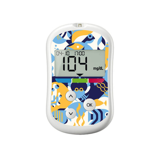 Underwater Abstract for OneTouch Verio Flex Glucometer-Pump Peelz