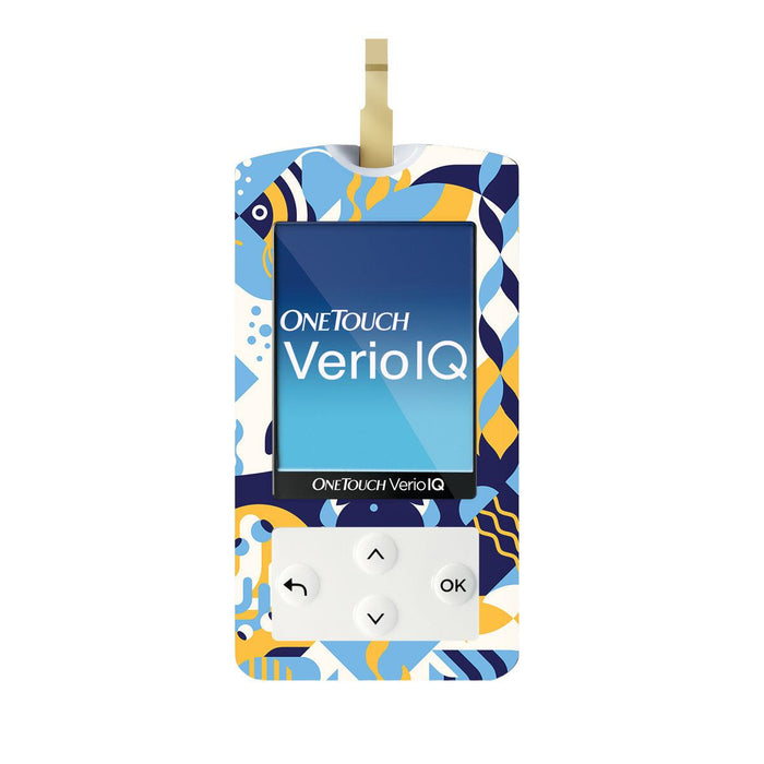 Underwater Abstract for OneTouch Verio IQ Glucometer-Pump Peelz