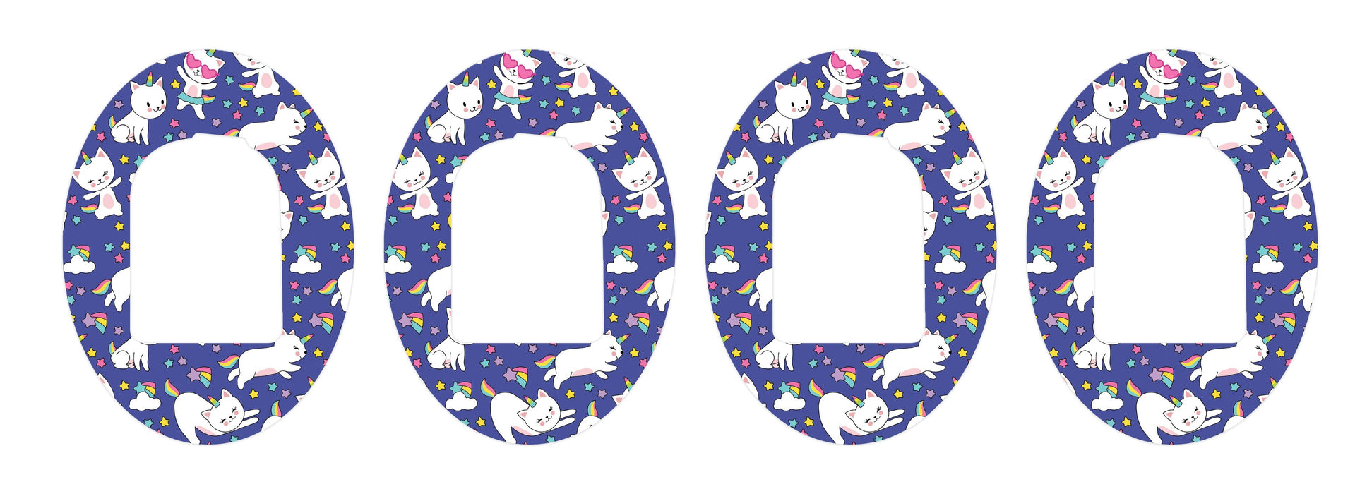 Unicorn Cats Patch+ Omnipod Tape 4-Pack