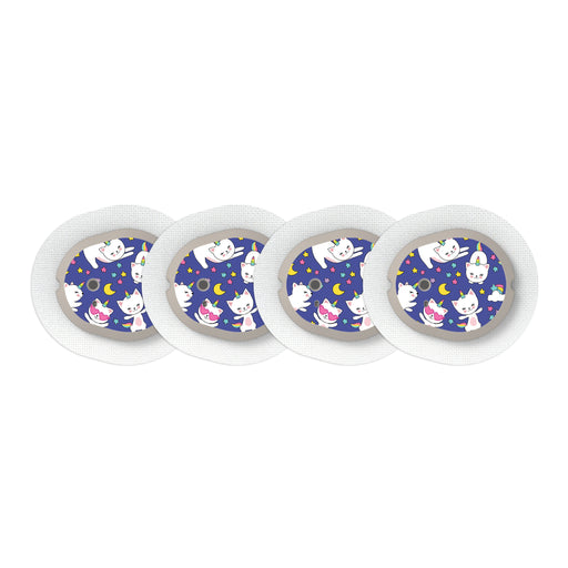 Unicorn Cats Sticker Designed for the DEXCOM G7 and Stelo Transmitter-Pump Peelz