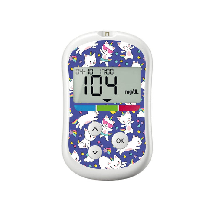 Unicorn Cats For Onetouch Verio Flex Glucometer Peelz