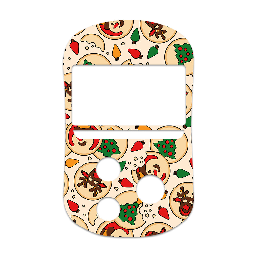 Santa's Cookies OneTouch Verio Flex Glucometer Sticker - Pump Peelz